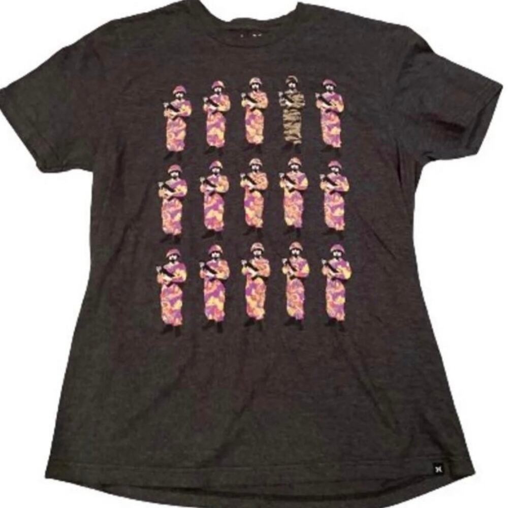 Hurley Men's LG G.I. FLAMMO Graphic T-shirt
